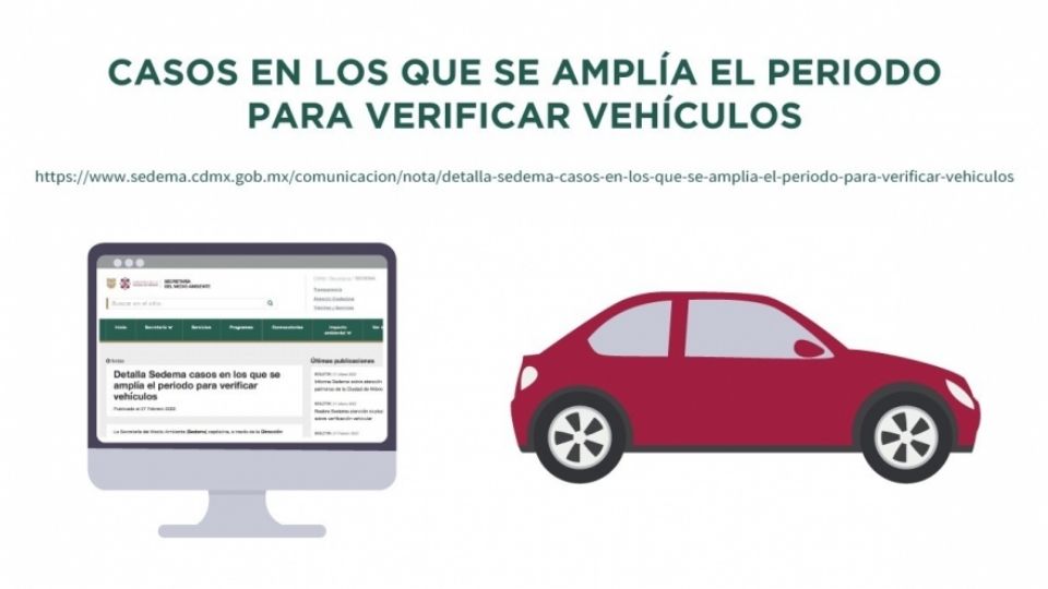 En algunos casos espaciales, podrás tramitar la prórroga para la verificación vehicular en Ciudad de México