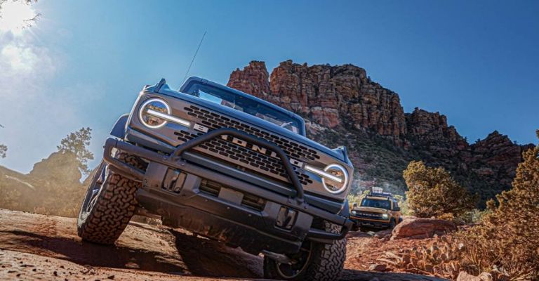 El exterior de la Ford Bronco 2021 es futurista