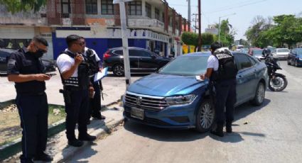 Conductor impacta su propio auto para recuperarlo luego de haber sido robado