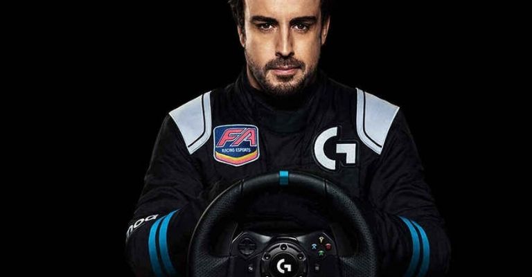 Fernando Alonso y el Logitech G923