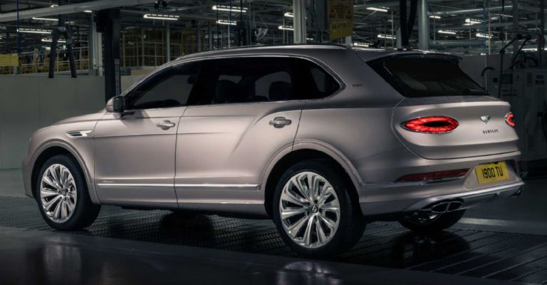 Parte trasera de la Bentley Bentayga EWB