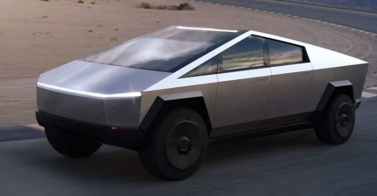 Exterior de la Tesla Cybertruck
