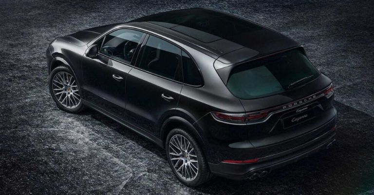 Parte trasera de la Porsche Cayenne