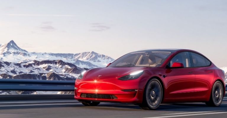 Exterior del Tesla Model 3 2022