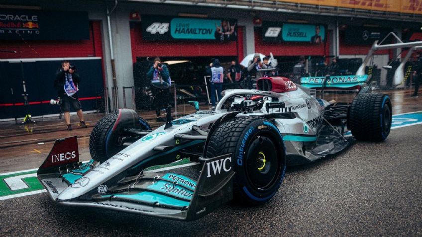 George Russel se infiltra entre del público del Gran Premio de la Ciudad de México