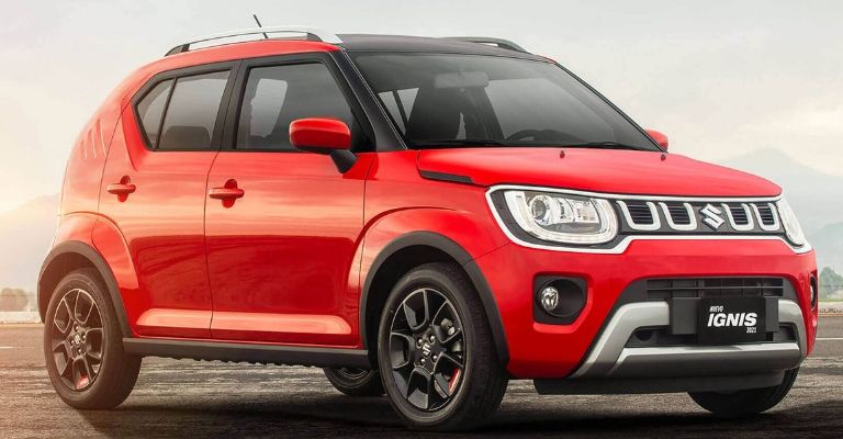 Parte frontal del Suzuki Ignis