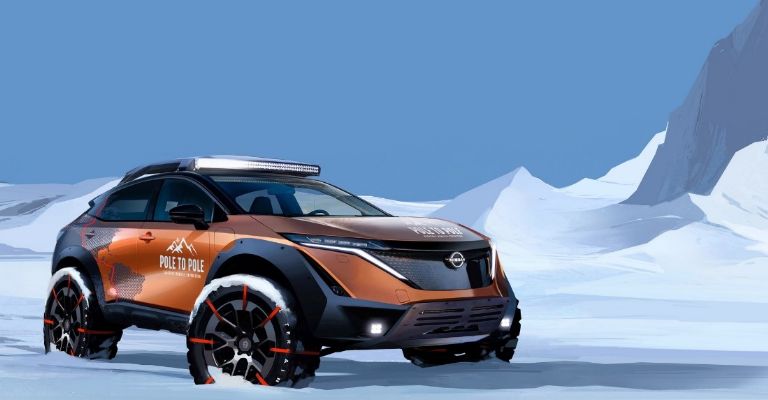 Concepto de la Nissan Ariya e-4ORCE Pole to Pole
