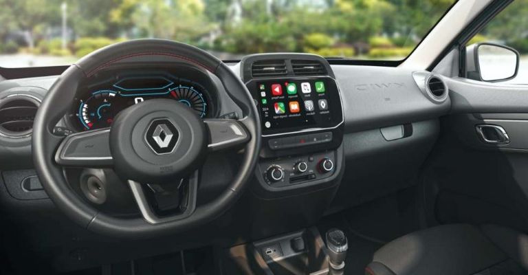 Interior del Renault Kwid 2023