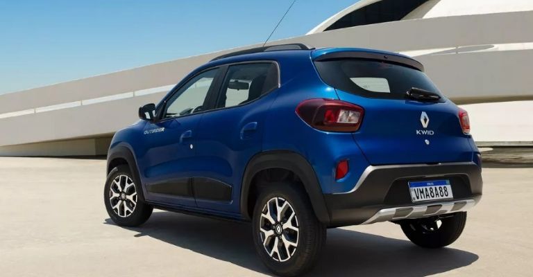 Parte trasera del Renault Kwid 2023