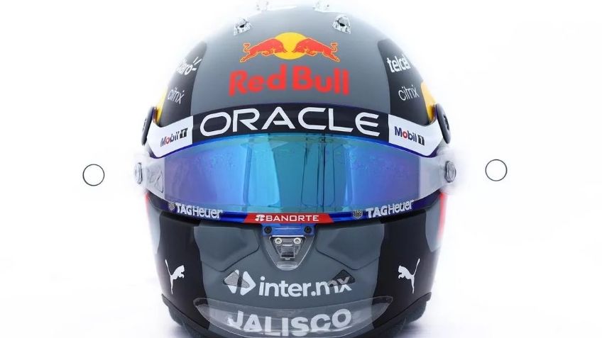 Sergio Pérez revela su nuevo casco que hace homenaje a Pedro Rodríguez