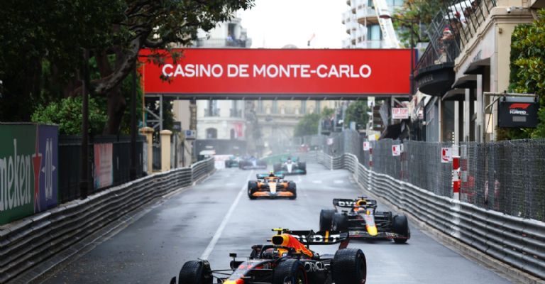 Checo Pérez en Mónaco