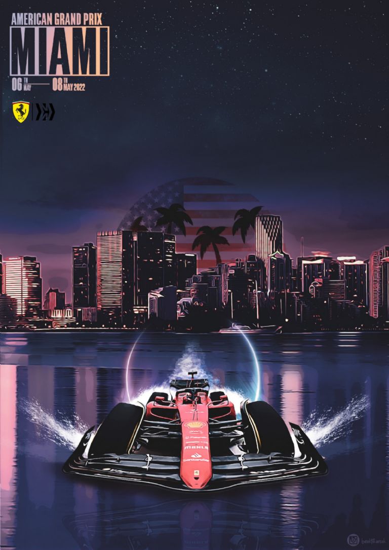 F1 poster Miami