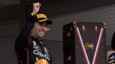 Así es el lujoso estuche Louis Viutton del trofeo que Checo Pérez ganó en Mónaco