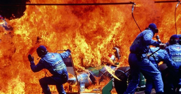 Jos Verstappen, accidente