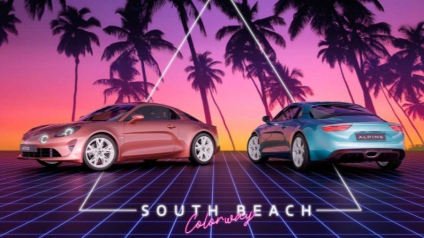 Ve la edición del Alpine A110 para el Gran Premio de Miami