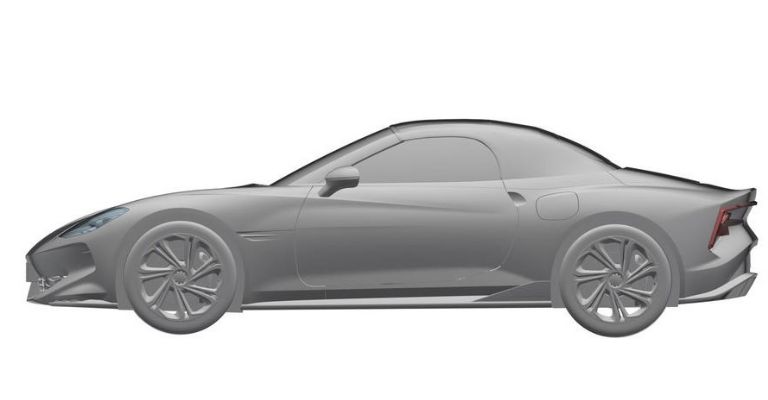 Patente del MG Cyberster