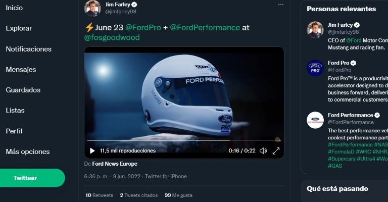 Avance de Ford Performance en Goodwood