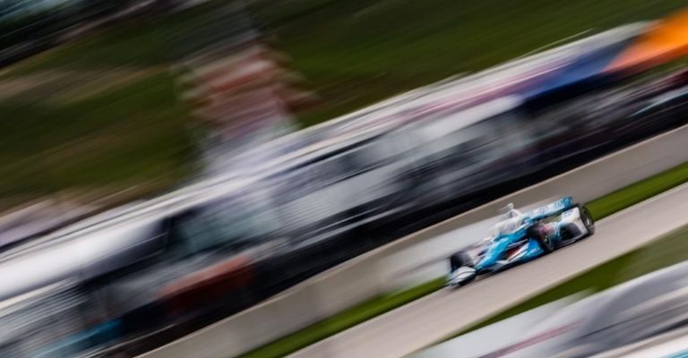 Josef Newgarden en el GP de Road America