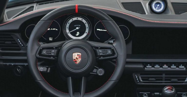 Interior del Porsche 911 Cabriolet America 