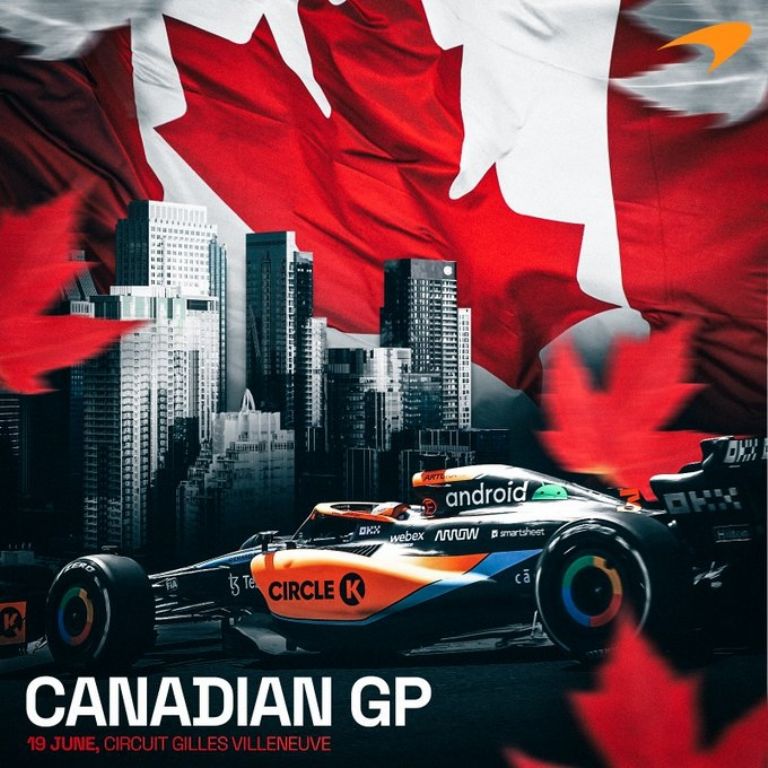 Gran Premio de Canadá, póster McLaren
