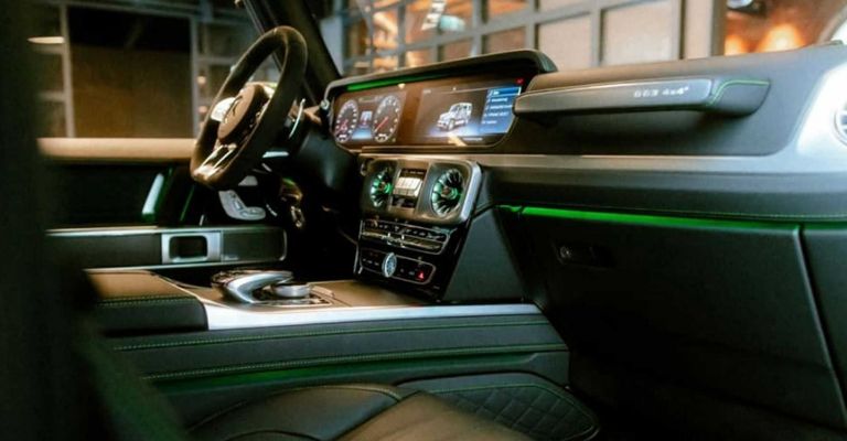 Interior de la Mercedes-AMG G63 4x4²