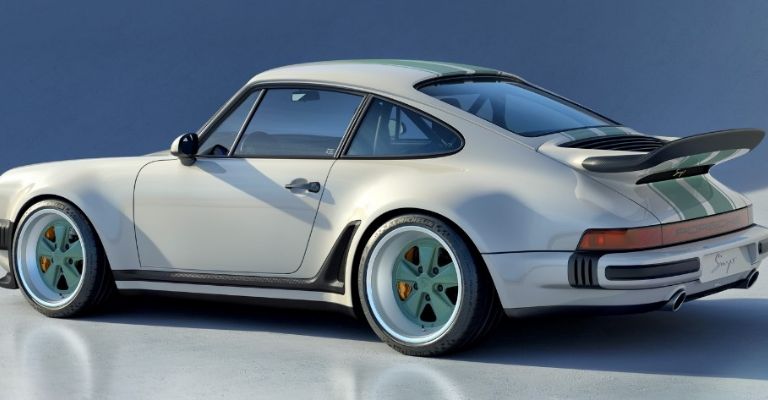 Diseño trasero del Singer Turbo Study Reimagined