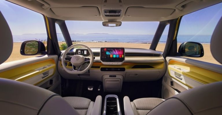 Interior de la Volkswagen ID. Buzz