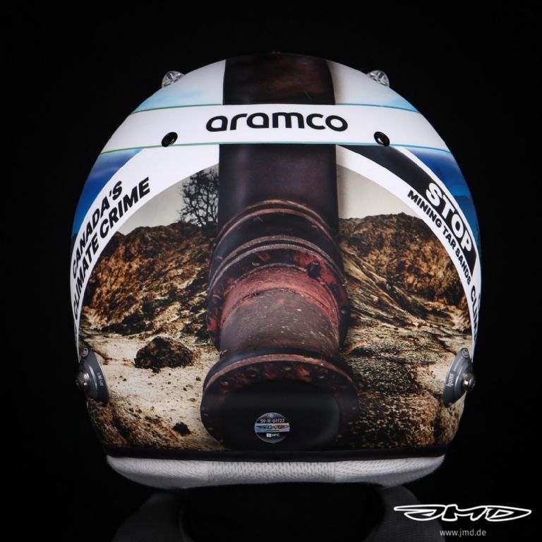 casco Sebastian Vettel Canadá