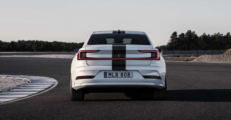 Parte trasera del Polestar 2