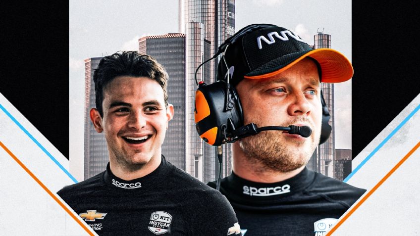 Pato O’Ward, el favorito para llevarse el GP Detroit de la IndyCar, este domingo