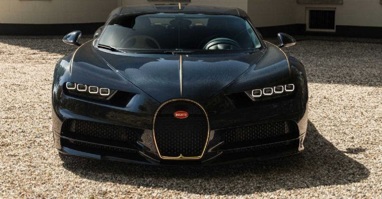 Frente del Bugatti Chiron L’Ébé Edition