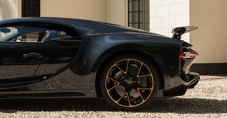 Zona trasera del Bugatti Chiron L’Ébé Edition