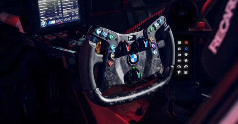 Interior del BMW M4 GT4