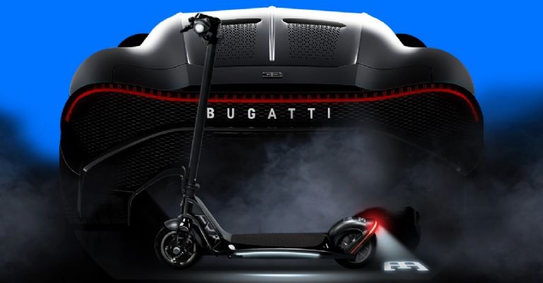 Características del scooter de Bugatti