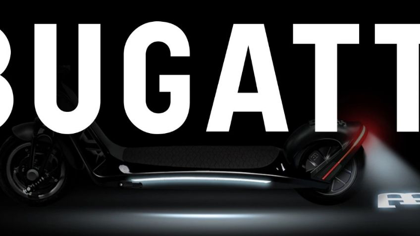 Bugatti revela su nuevo vehículo barato: un scooter eléctrico
