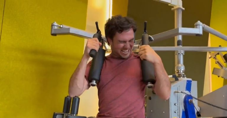 'Checo' Pérez se ejercita