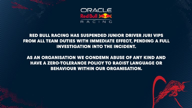 Red Bull suspende a Juri Vips