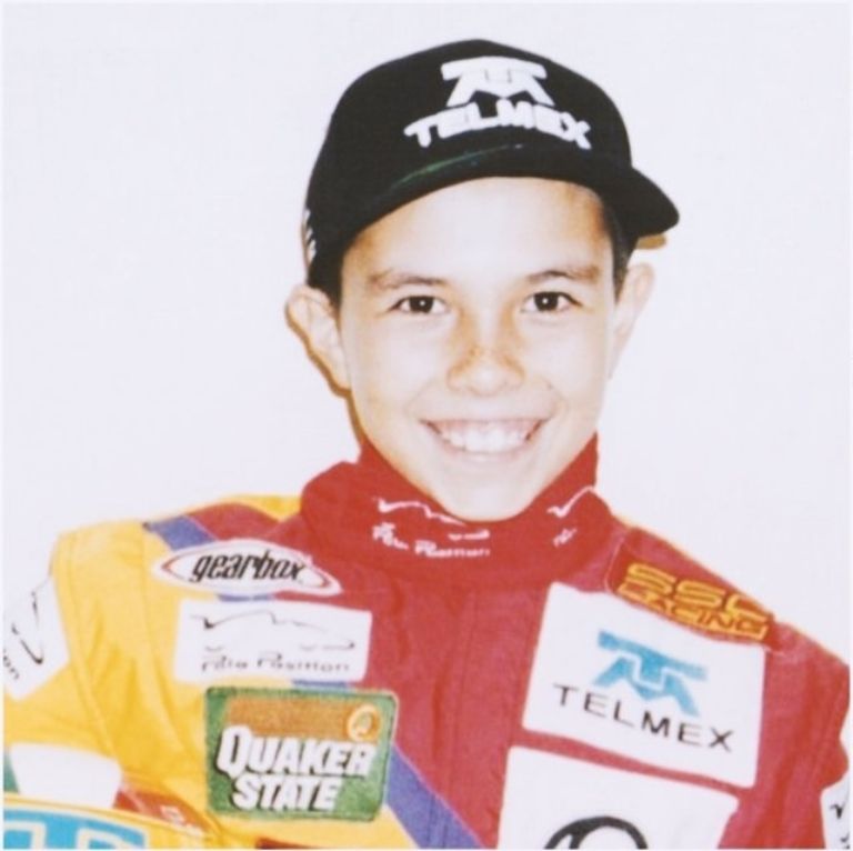 'Checo' Pérez de niño