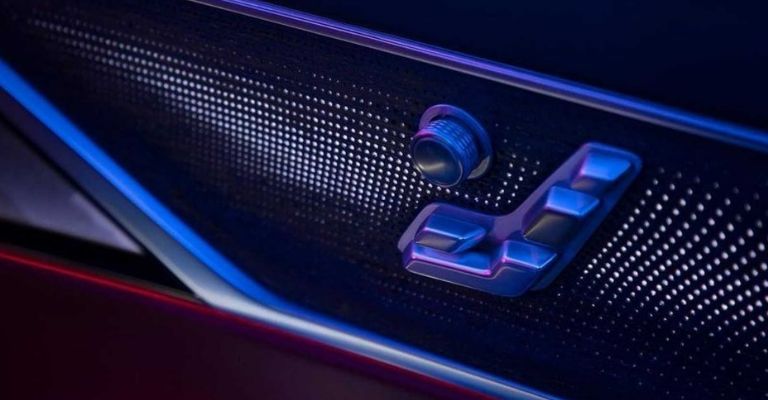 Avance del interior de las puertas del Cadillac Celestiq