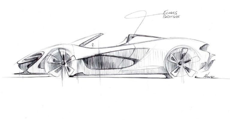 Concepto del McLaren P1 Lanzante