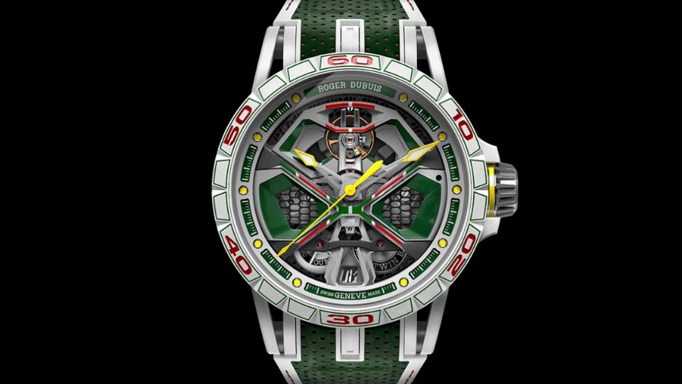 Conoce el reloj de Roger Dubuis con temática de un Lamborghini de carreras