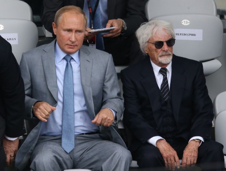 Bernie Ecclestone y Putin