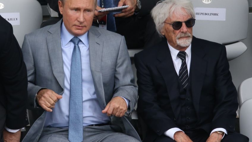 Bernie Ecclestone crea polémica por comentarios sobre Rusia y Putin