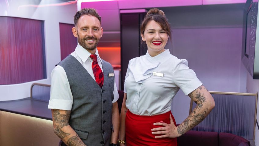 Virgin Atlantic permitirá que sus tripulantes muestren sus tatuajes con orgullo