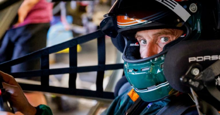 Michael Fassbender, piloto de Porsche