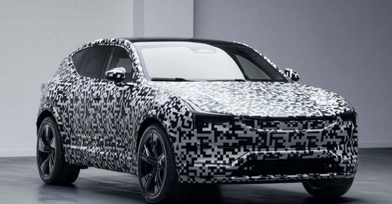 Frente de la Polestar 3 de prototipo