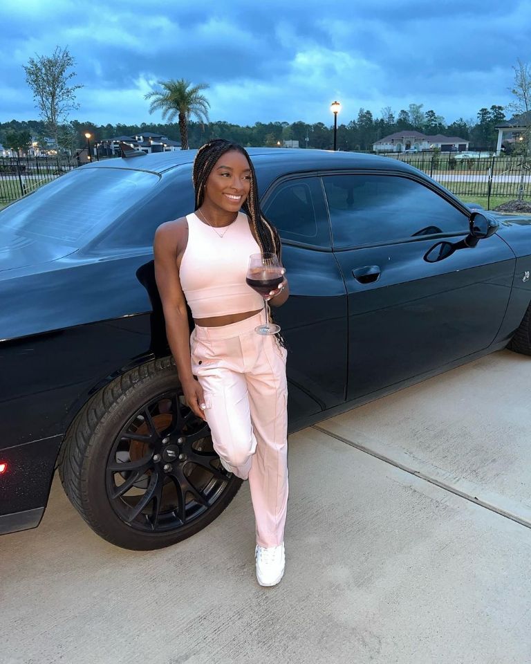 los autos de Simone Biles
