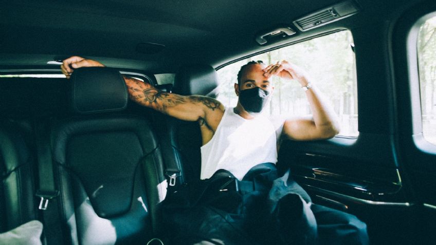 Esta es la razón por la que Lewis Hamilton nuevamente está usando mascarilla