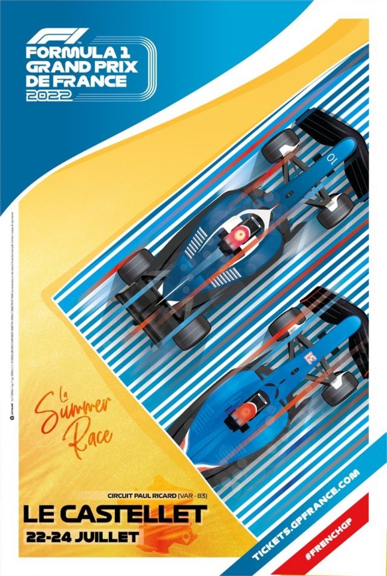 pósters del GP de Francia