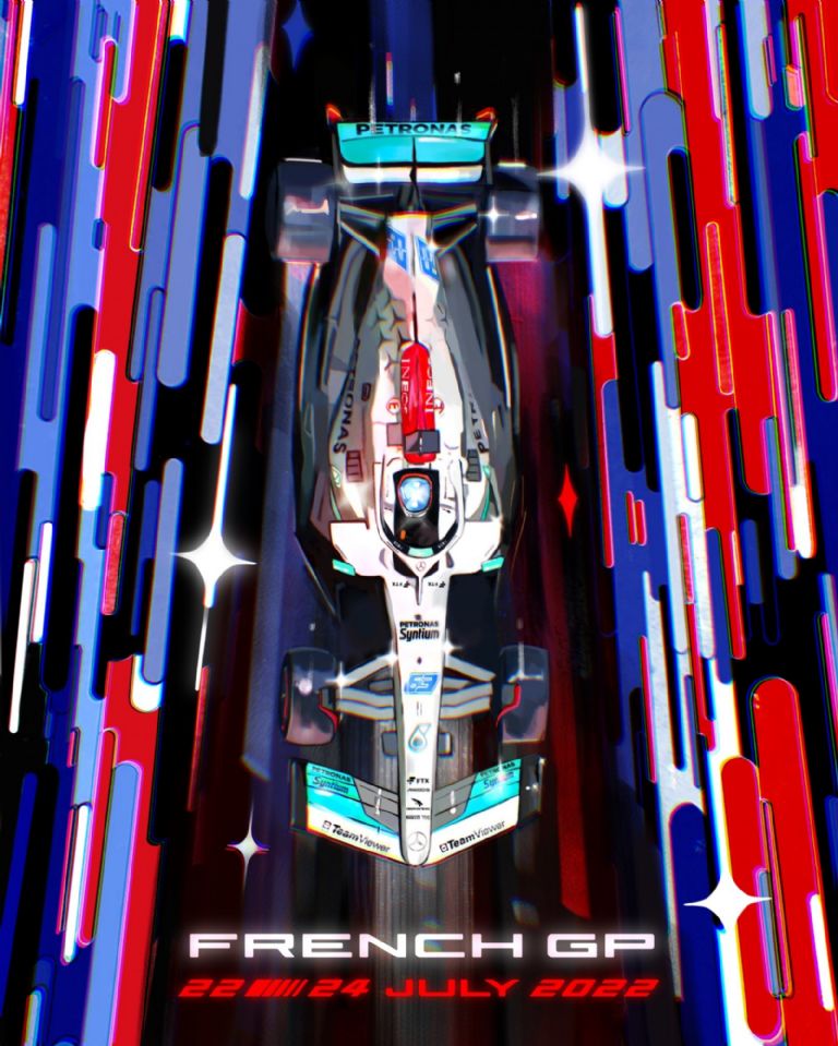 pósters del GP de Francia